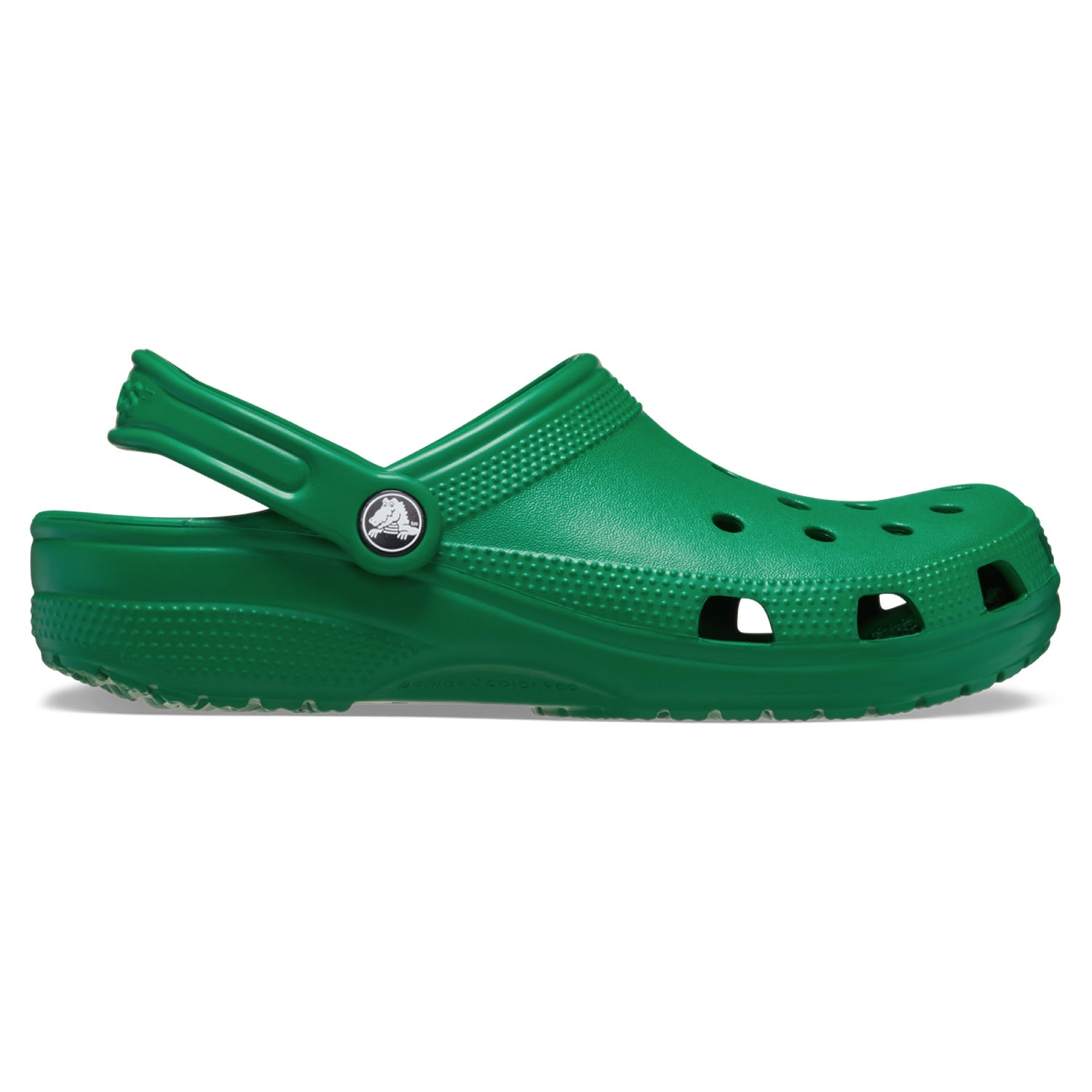 NEW Crocs Classic Clog Green Mens 9 Womens 11 Deep Green Slip On Shoes 10001-3TJ Unisex Crocs, Classic Clog — Peltz Shoes main image 3